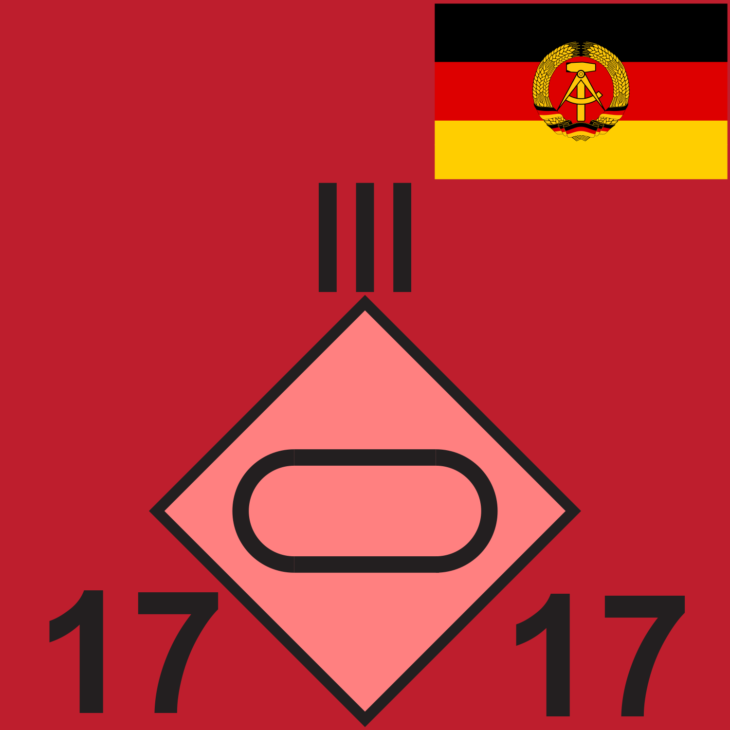 RED GDR 17 TR 1989